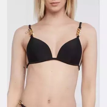 Верх бикини Moschino, черный