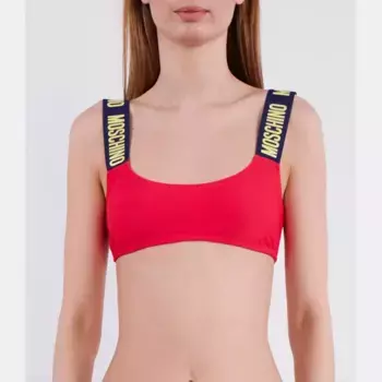 Верх бикини Moschino, красный