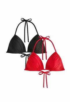 Верх бикини REGULAR FIT - TIE BACK 2 PACK . Friends Like These, черный