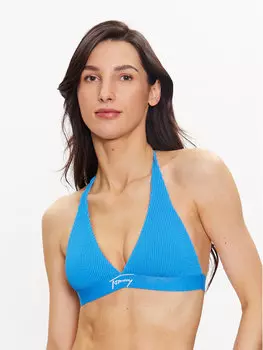 Верх бикини Tommy Jeans, синий