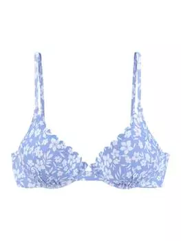 Верх бикини Vivance, цвет himmelblau/wei