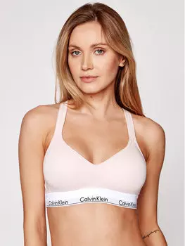 Верхний бюстгальтер Calvin Klein, розовый