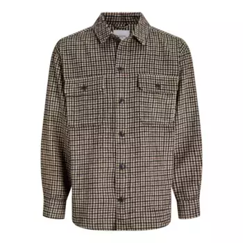 Верхняя рубашка Jack & Jones Bradley Ollie Plus Size, коричневый