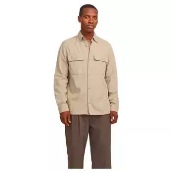 Верхняя рубашка Jack & Jones Raymond Spring Solid, бежевый