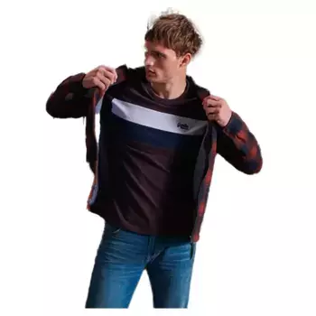 Верхняя рубашка Superdry Hunting Wool, синий