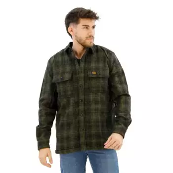 Верхняя рубашка Superdry Wool Miller, зеленый