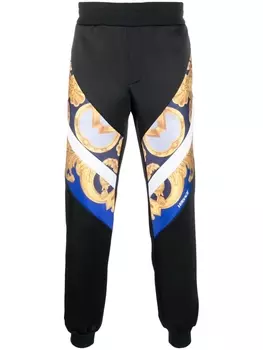 Versace Barocco 660 track pants, черный