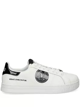 Versace Jeans Couture кожаные кроссовки, белый