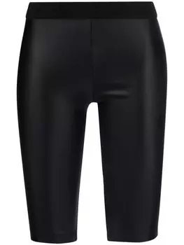 Versace Jeans Couture облегающие шорты с логотипом, черный