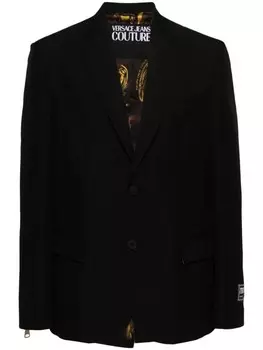 Versace Jeans Couture однобортный пиджак, черный