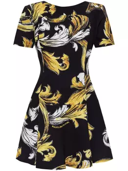 Versace Jeans Couture платье мини Barocco, черный