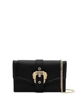 Versace Jeans Couture сумка через плечо с пряжкой Baroque, черный