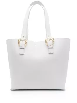 Versace Jeans Couture сумка-тоут с логотипом, белый