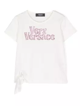 Versace Kids футболка Very Versace, белый