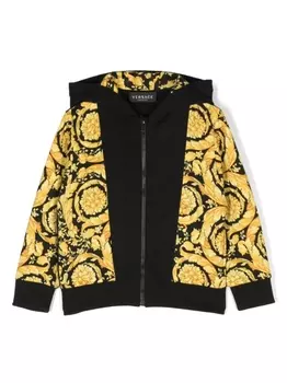 Versace Kids худи с принтом, черный