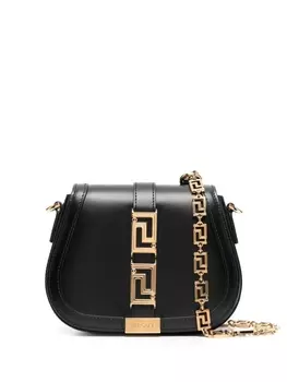 Versace маленькая сумка на плечо Greca Goddess, черный
