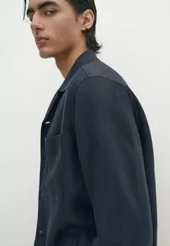 Весенняя куртка Massimo Dutti, темно-синий