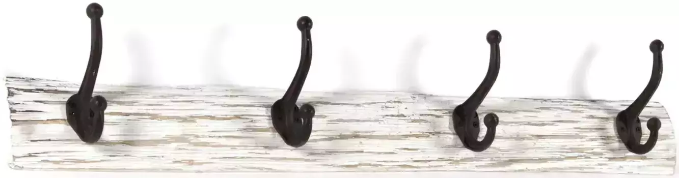 Вешалка с крючками "Vintage" Locker 74х16х9 см, белый