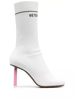 VETEMENTS ботильоны на каблуке, белый