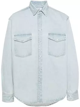VETEMENTS джинсовая рубашка, синий