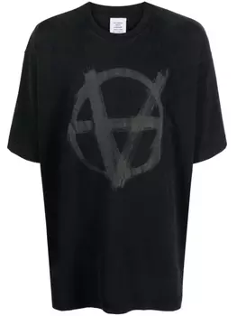 VETEMENTS футболка Reverse Anarchy, черный