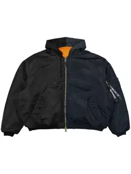 VETEMENTS худи на молнии, черный