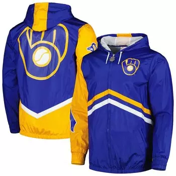 Ветровка Mitchell & Ness Milwaukee Brewers, роял