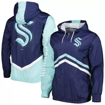 Ветровка Mitchell & Ness Seattle Kraken, синий