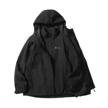 Ветровка мужская Jack Wolfskin, цвет Black/Royal Blue/6744
