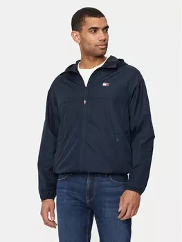 Ветровка regular fit Tommy Jeans, синий