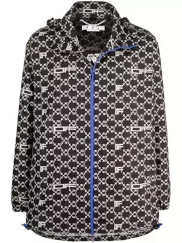 Ветровка с монограммой OFF-WHITE, черный