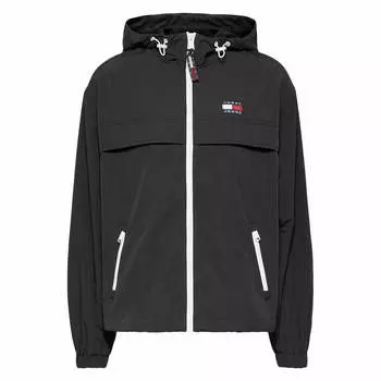 Ветровка Tommy Jeans by Tommy Hilfiger The Chicago Hooded, черный