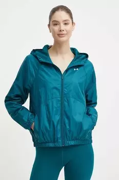 Ветрозащитная куртка Under Armour Rival, зеленый