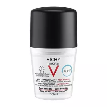 Vichy Homme, антиперспирант 48 ч, шариковый, 50 мл
