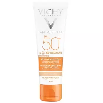 Vichy, Ideal Soleil Anti-Dark, крем-краска против обесцвечивания, SPF 50+, 50 мл