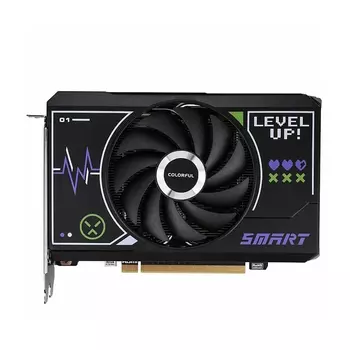 Видеокарта Colorful GeForce RTX 4060 Mini 8GB-V, 8 ГБ, черный
