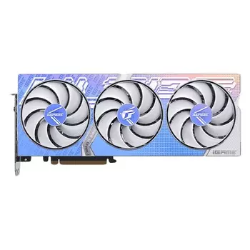Видеокарта Colorful iGame GeForce RTX 4070 TI Ultra W 12 Гб, белый