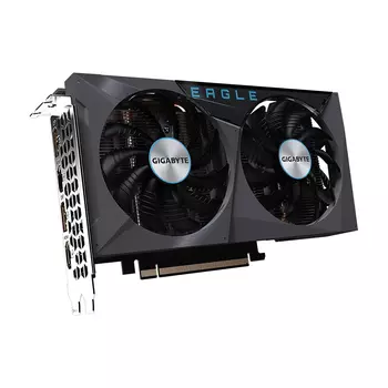 Видеокарта Gigabyte GeForce RTX 3050 EAGLE OC, 8 ГБ, GV-N3050EAGLE OC-8GD, черный