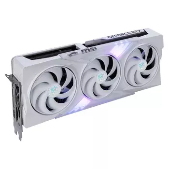 Видеокарта MSI GeForce RTX 5080 GAMING TRIO OC, 16Гб, белый