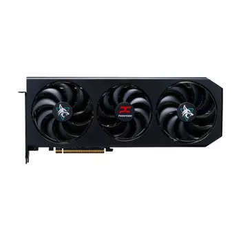 Видеокарта PowerColor Radeon RX 9070 XT Hellhound, 16 Гб, черный