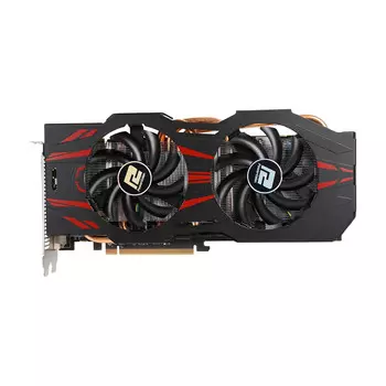 Видеокарта PowerColor TurboDuo Radeon R9 280X, 3 Гб, AXR9 280X 3GBD5-T2DHV2E/OC, черный/красный