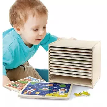 Viga Toys, деревянный пазл, 288 деталей