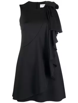 Viktor & Rolf платье мини Bow Volant, черный