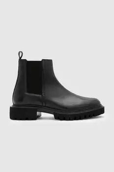 Винс кожаные туфли AllSaints, черный