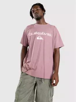 Винтажная футболка с логотипом и омни Quiksilver, фиолетовый