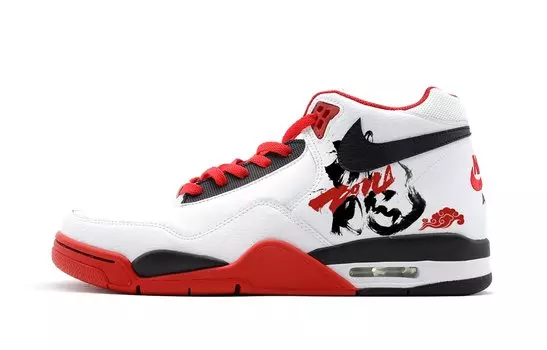 Винтажные баскетбольные кроссовки Nike Flight Legacy унисекс, Dark Team Red/Summit White/White/Black