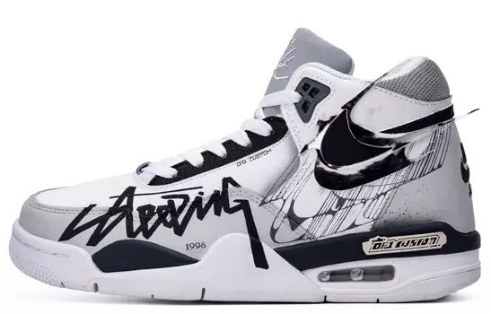 Винтажные баскетбольные кроссовки Nike Flight Legacy унисекс, Silver