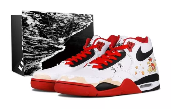 Винтажные баскетбольные кроссовки Nike Flight Legacy унисекс, Red