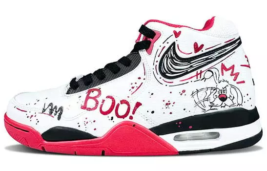 Винтажные баскетбольные кроссовки Nike Flight Legacy унисекс, Dusty Red