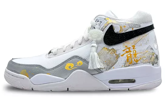 Винтажные баскетбольные кроссовки Nike Flight Legacy унисекс, Light Gray